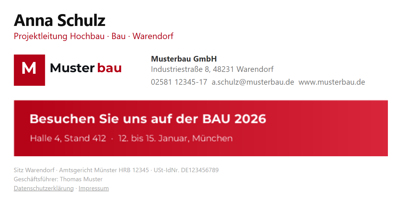 Vorlage Großer Name