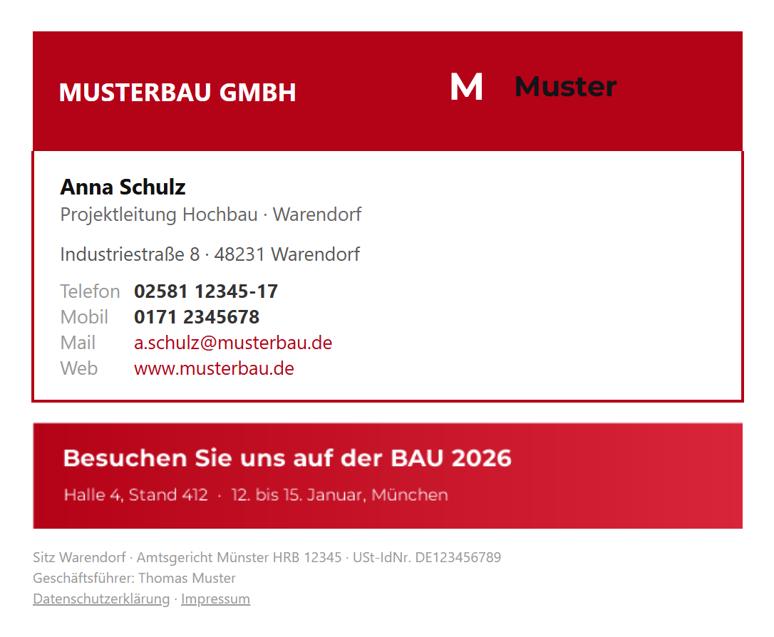 Vorlage Kräftig